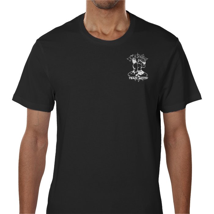 Team wijjf black t shirt